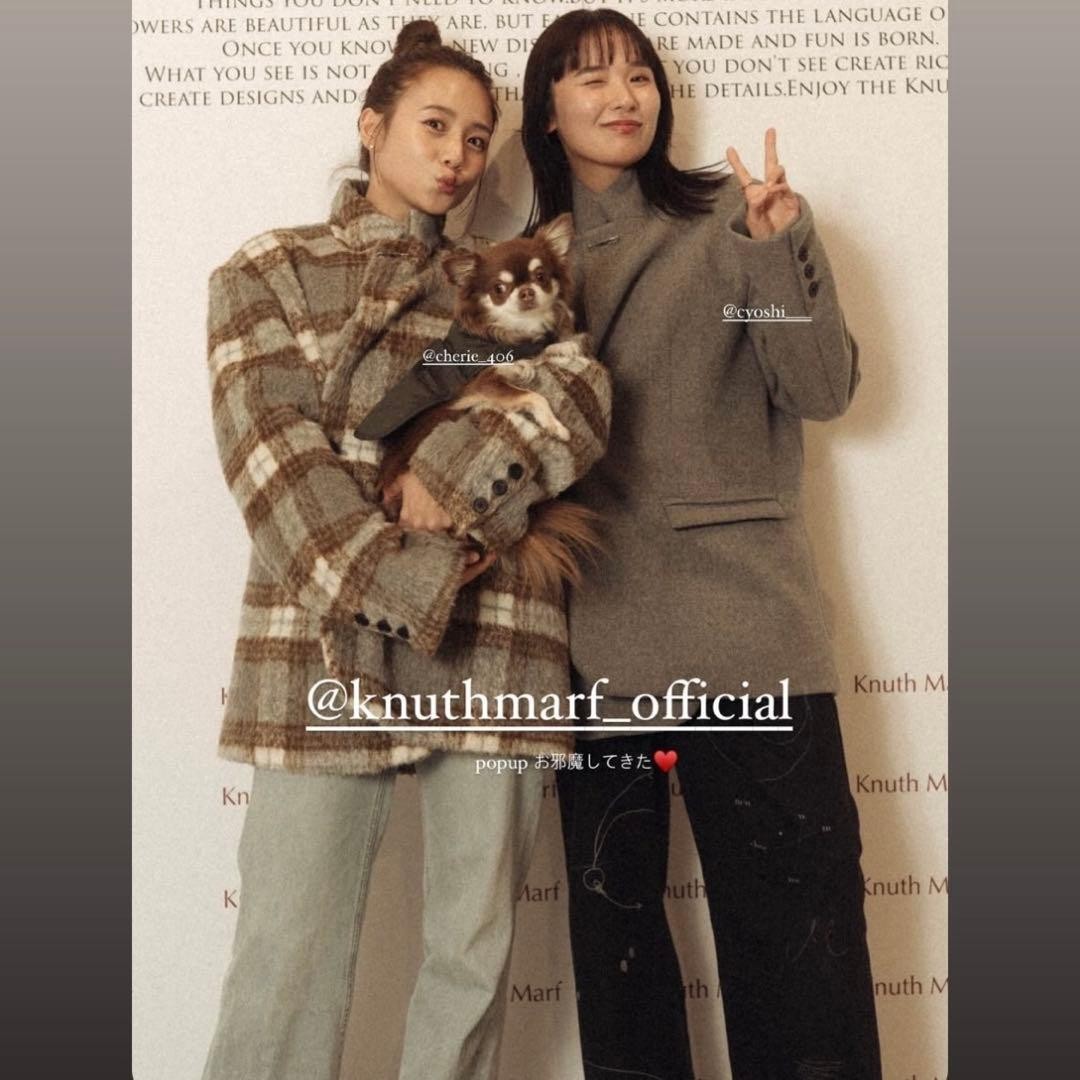 Ameri VINTAGE Wool Check Jacket Unisex Gray Free … - image 4