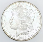 *1884 CC MORGAN DOLLAR* *GEM BU* *RARE CC MINT MARK* NR #G3728