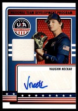 2023 Panini Stars & Stripes VAUGHN NECKAR MATERIAL AUTO NTDP-VN