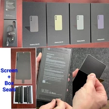 Samsung Galaxy S24 FE S23 FE Empty Box Retail Box Cable+Plastic Seal