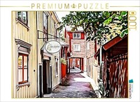 Calvendo Puzzle Sweden Street | 1000 Pieces, Finished Size 25.2 × 18.9 In (64 ×
