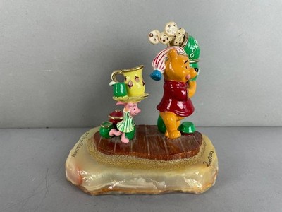 2003 Limited Ed Ron Lee Signed Disney Winnie the Pooh and Piglet