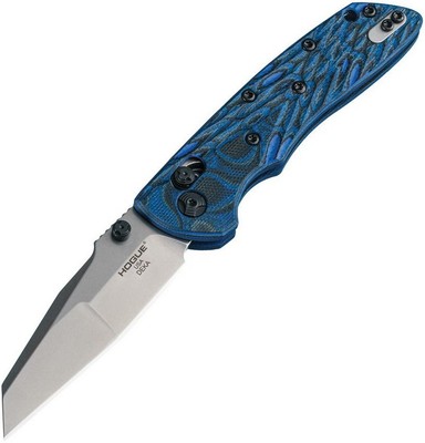 Hogue Deka Manual Folding Knife 3.25'' Wharncliffe Blade - Blue Lava - 24263