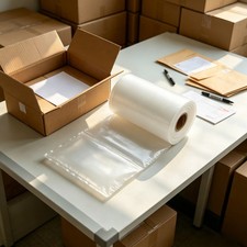 3000Pcs Air Pillow for Machine Bag Film 20 10cm Cushion Bubble,Inflatable