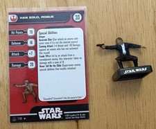 Star Wars Miniatures Alliance & Empire Han Solo, Rogue 7/60 Rare