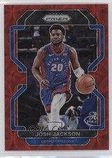 2021-22 Panini Prizm Choice Red Prizm 12/88 Josh Jackson #190 0a3