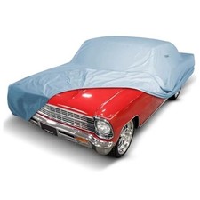 Custom Car Cover 19. Chevy Nova 2-Door, 4-Door 1962-1967 1-Tone Solid Gray 