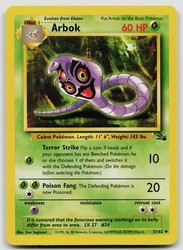 Arbok 31/62 Fossil Uncommon