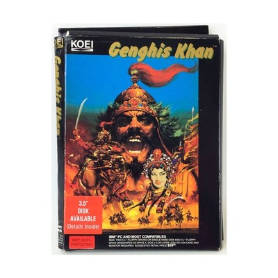 KOEI Computer Wargame Genghis Khan VG/EX