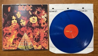 AC/DC Highway To Hell Aussie Press Blue Vinyl Albert Productions LP Rare