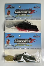 LOT OF 2, Z-Man Crosseyez Chatterbait Bladed Jig Lure 3/8oz