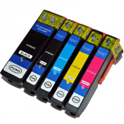 5er Set Tintenpatronen für Epson Expression XP-630 Drucker
