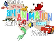 Disney World Art of Animation Resort Hotel Scrapbook Embellishment Die Cut Piece