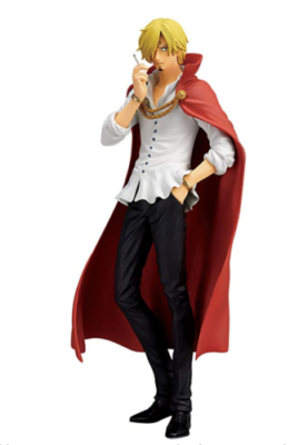 One Piece Glitters & Brave SANJI Banpresto Figure Red mantle Whole