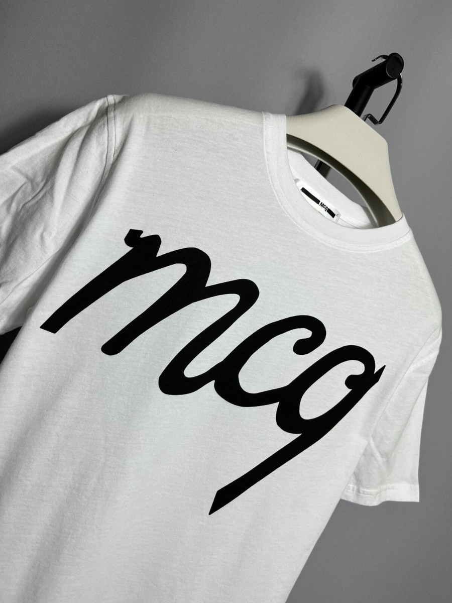 MCQ alexander mcqueen t-shirt mens white Sz M | eBay