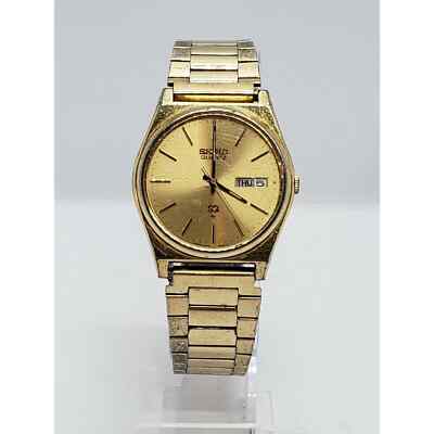 SEIKO クォーツ 腕時計 ゴールド　オールド Vintage Seiko Gold Tone Men's 8009 Watch | eBay