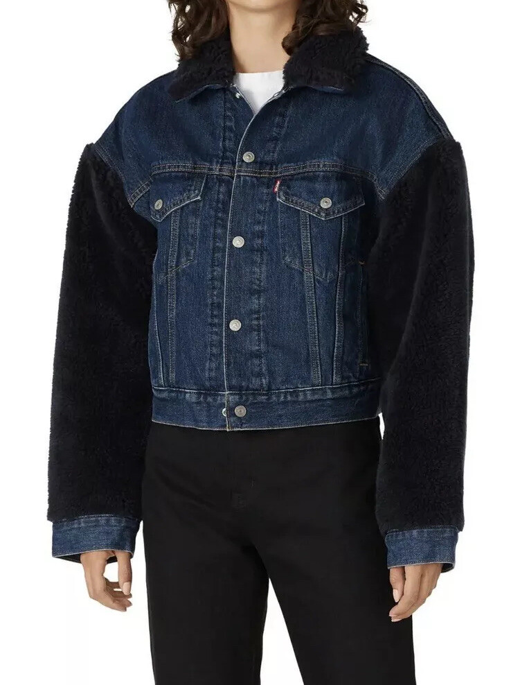 LEVIS PREMIUM Cocoon Sherpa Trucker 
