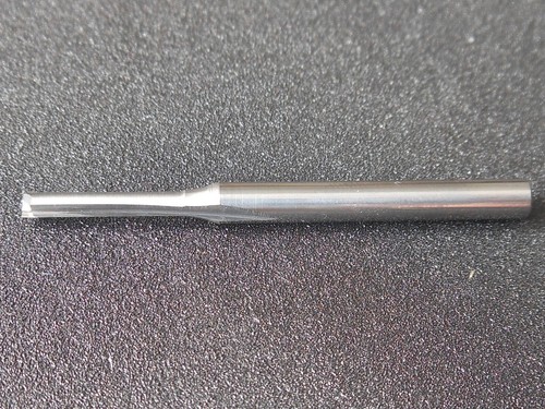 10 pezzi 3,175 mm x 2 mm x 22 mm 2 frese estremità flauto dritte CED 2,0 mm CEL 22 mm - Foto 4 di 10