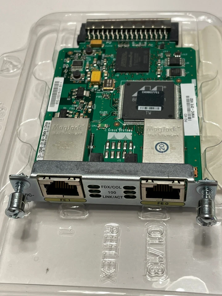 Genuine Cisco HWIC-2FE Dual 10/100 Routed Port HWIC Card - Tested & Working - Image 4 of 4