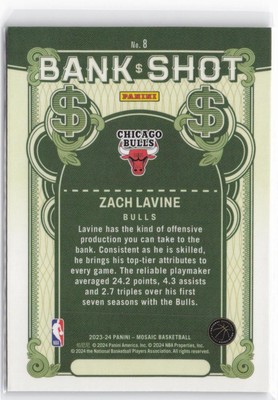 2023-24 Panini Mosaic Zach Lavine #8 Bank Shot | eBay