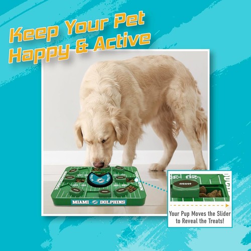 Pets First NFL Large Puzzle Treat Toy for Dogs & Cats Slow Feeding Dog Toy - Picture 70 of 191