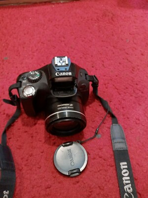Canon Powershot SX30 IS 14.1MP 35x Digital Camera - Black (Must