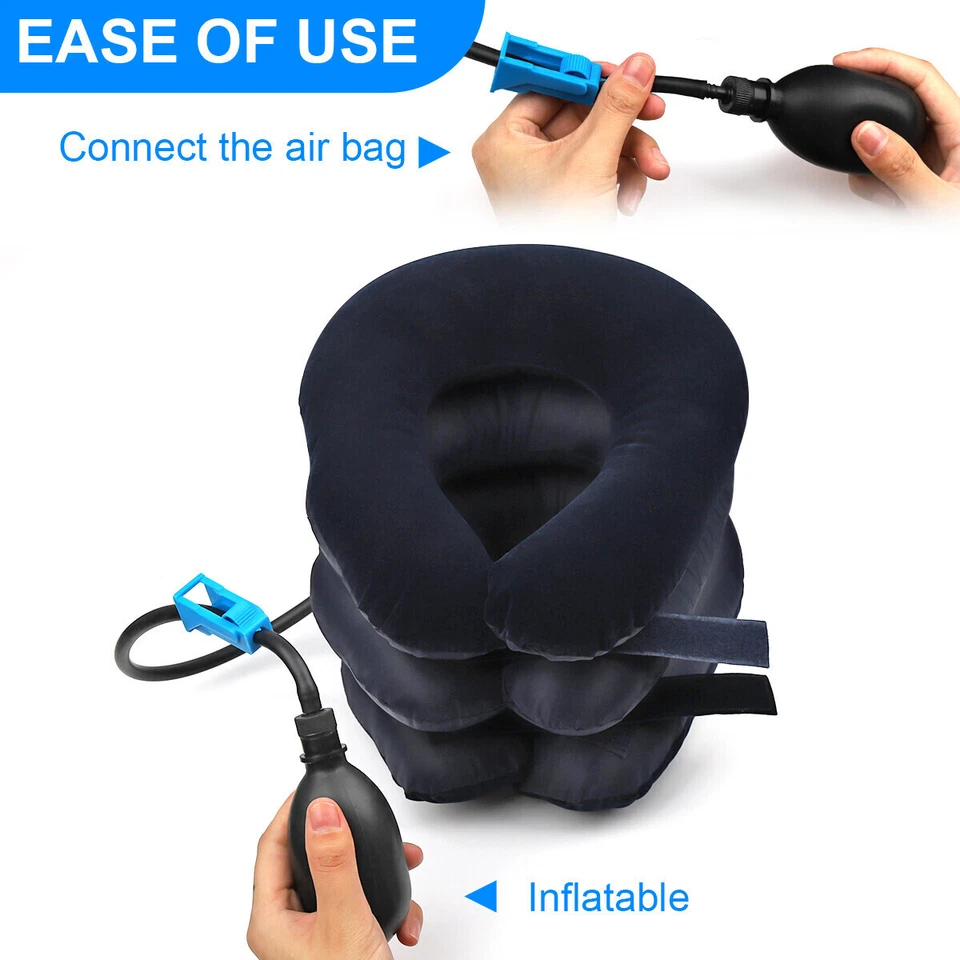 Neck Decompression - Cervical Neck Traction Device Stretcher Neck Pain Relief - Image 4 of 4