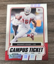 2021 panini contenders DAVANTE ADAMS campus ticket silver foil Packers Cougars