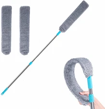 Retractable Gap Dust Cleaner under Appliance Microfiber Duster Dust Brush with E