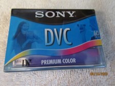 Sony DVC Mini DV Premium Color 60 LP-90 DVM60R Cassette Camcorder Tape SEALED