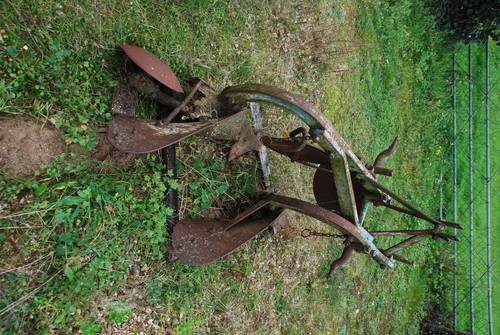 Ransomes 2 Furrow Plough, Massey Ferguson Grey Fergie - Picture 3 of 4