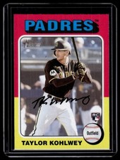 2024 Topps Heritage Taylor Kohlwey RC San Diego Padres #154