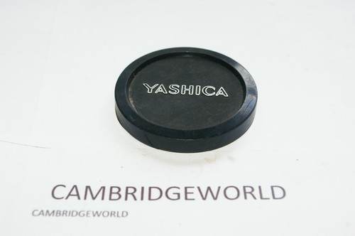 YASHICA 57mm SIZE SLIP ON BLACK Lens Cap GENUINE ORIGINAL YASHICA BRAND