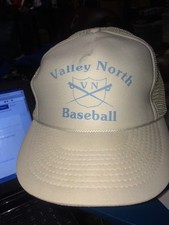 trucker hat baseball cap VALLEY NORTH BASEBALL cool lid old school