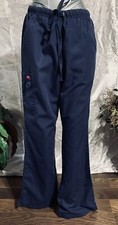 PEACHES SPORT SIZE SMALL NAVY BLUE NURSING MEDICAL SCRUBS WOMENS WORK
