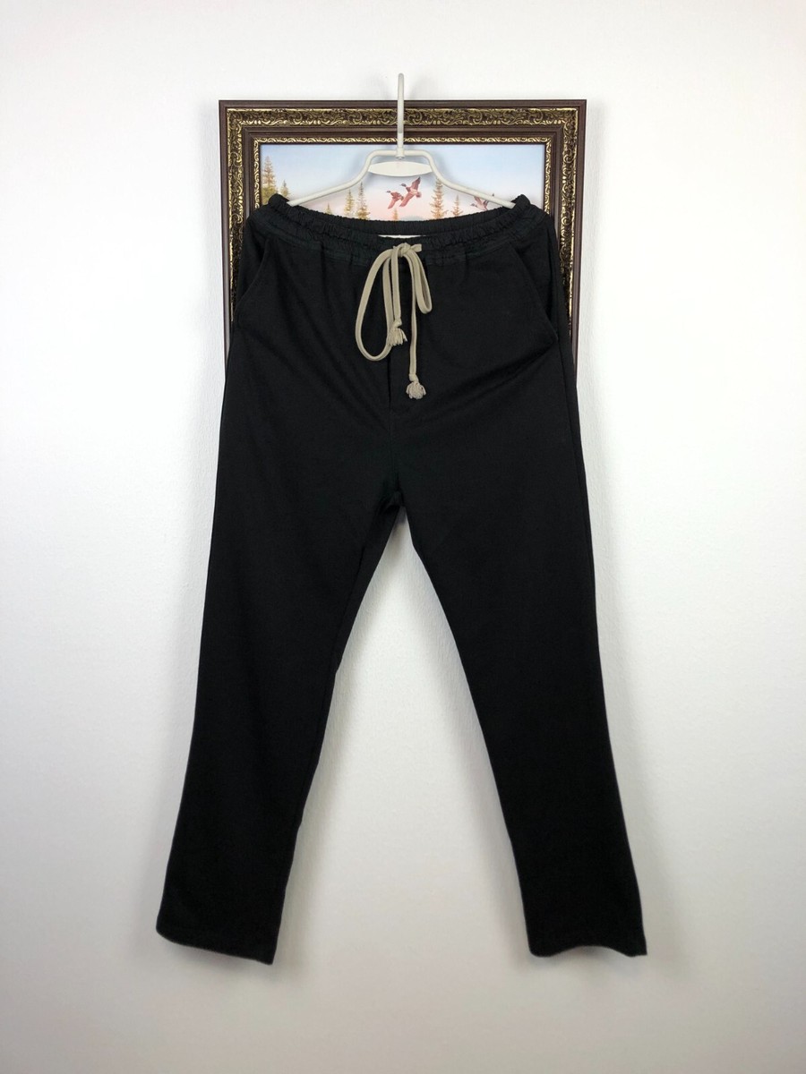 Rick Owens DRKSHDW S S21 Drawstring Pants Rare Slim Hype Black