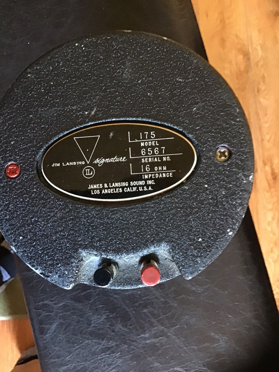 JBL 175 DRIVER Early Model w/JBL 2301 POTATO MASHER HORN 16