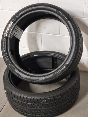 2x Pirelli Scorpion Zero TO PNCS M+S 265/35 ZR22 102W Used Tyres 3 5mm Tread