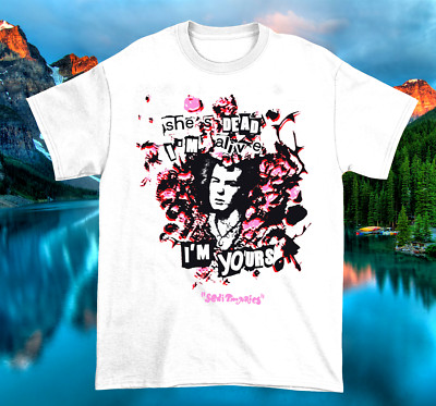 Vtg She's Dead I'm Alive I'm Yours Cotton Full Size Unisex White