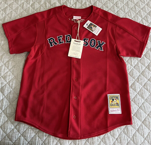 Maillot homme Mitchell & Ness David Ortiz #34 taille XL Boston Red Sox BP 130 $ - Photo 1/9