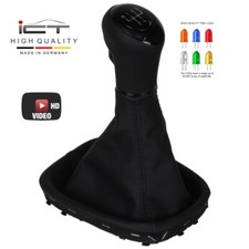 ICT Schaltknauf Schaltsack Leder für Opel Vauxhall Corsa D E Adam beleuchtet A47