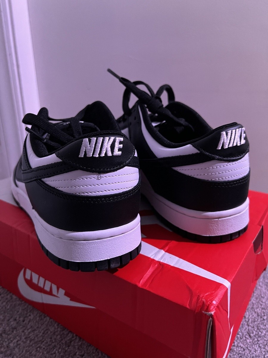 Size 10.5 - Nike Dunk Low Black White for sale online | eBay