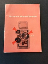24 Page Brownie Movie Camera Instuction Manual 1950's Vintage