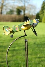 Rocking Balancing Lancaster Bomber Garden Ornament Decoration Rocker Stake