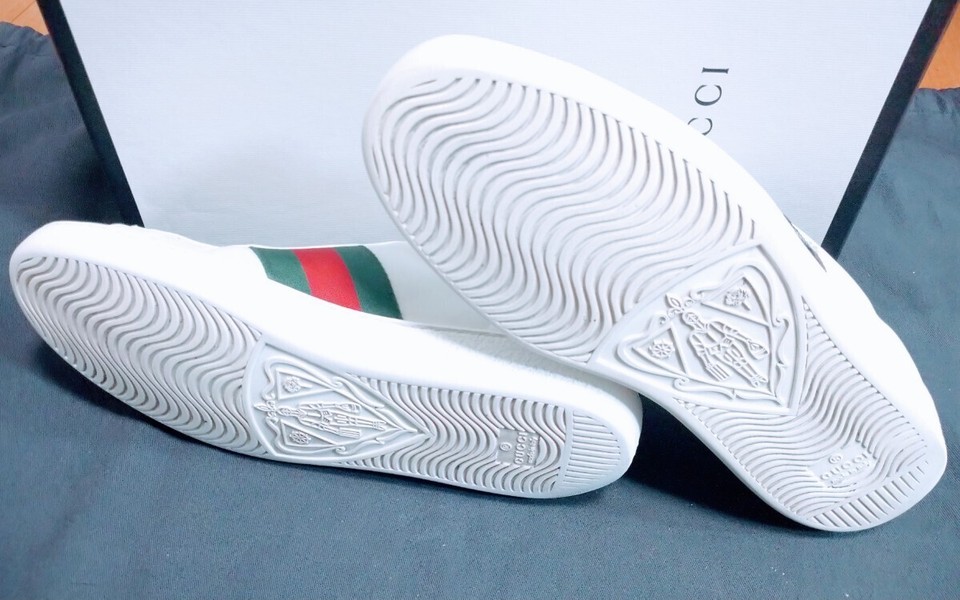 Gucci Sneakers Ace Limited White with Dog Patch 26.5cm eBay