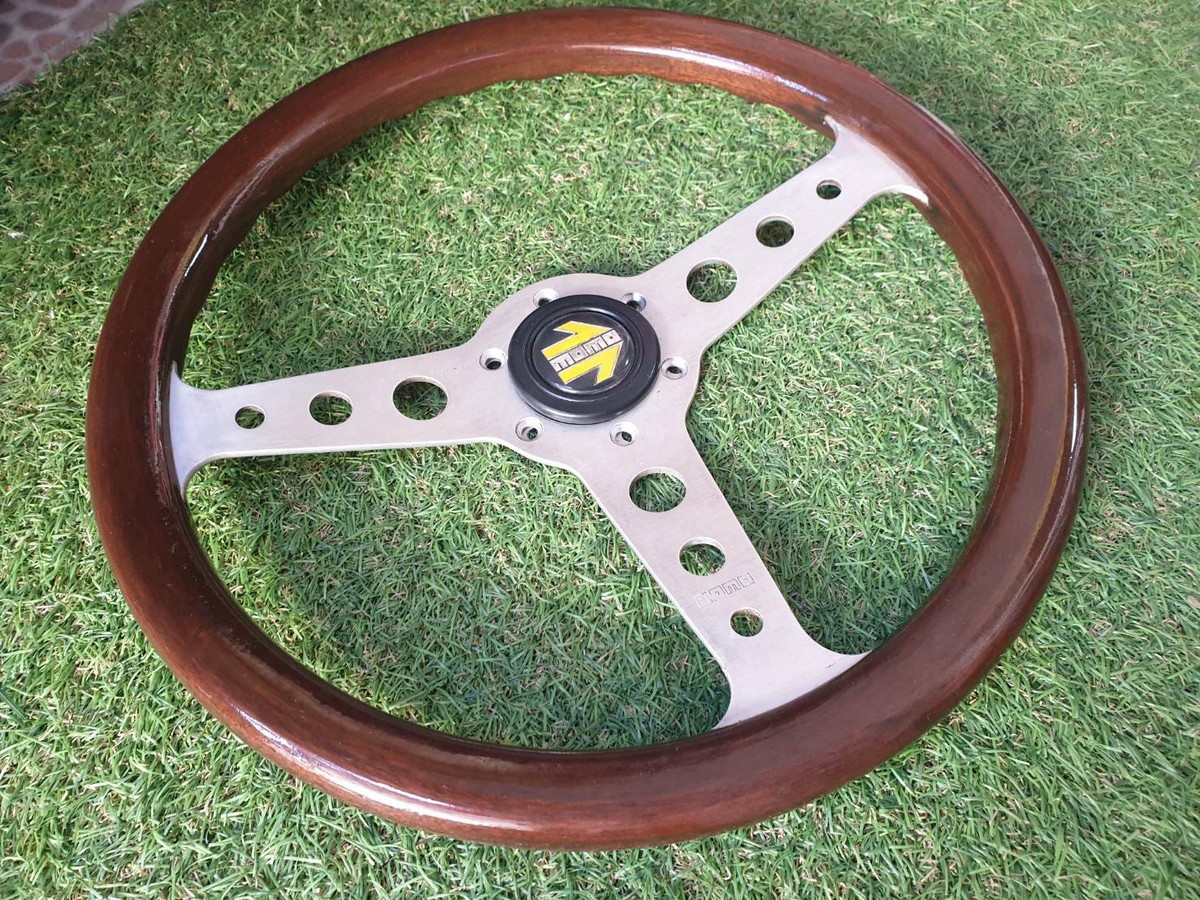 ★*★様 Momo wood steering wheel rare vintage Momo 1984 wood Steering Wheel TOYOTA Mazda honda benz