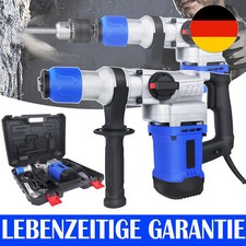 1500W Bohrhammer SDS-Plus Meißelhammer Schlaghammer mit 6 Joule & Zubehör