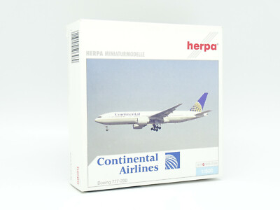 Herpa Avion Airlines 1/500 Boeing 777-200 Continental