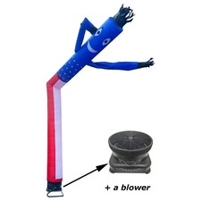 Air Dancers Wacky Waving Inflatable Tube Man Set - 20ft Tall with Blower