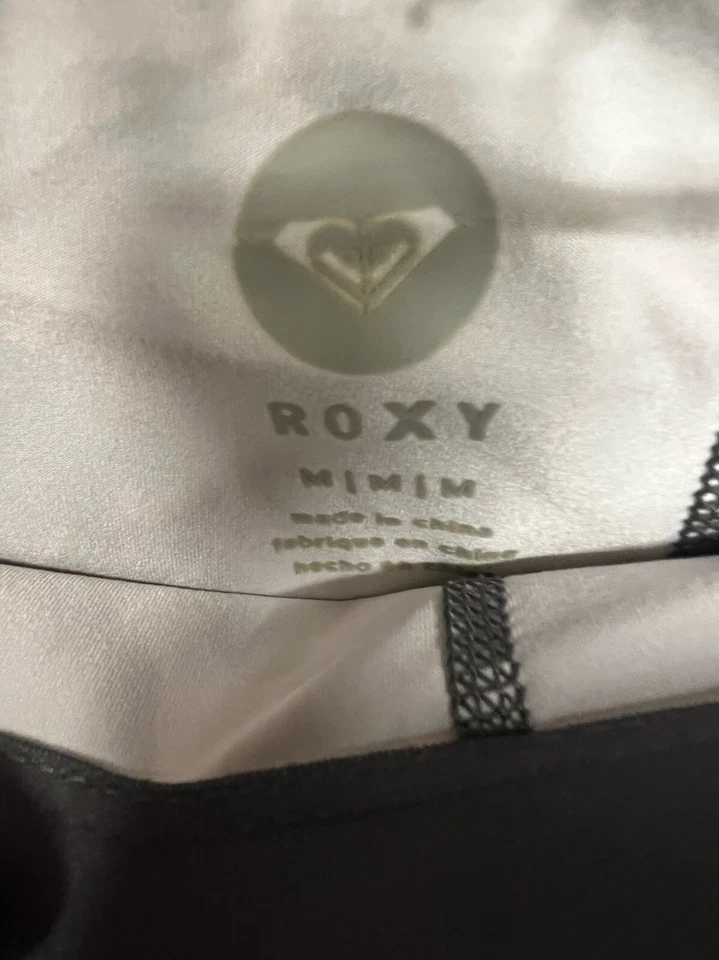 Leggings ROXY Gris Floral Medianos Para Mujer Foto 2 de 3